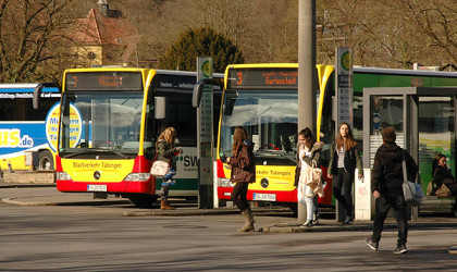 Stadtbusse in T&uuml;bingen | Bildquelle: RTF.1