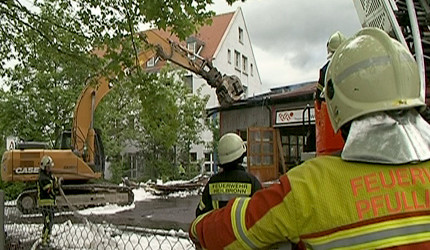 Brand in Schreinerei