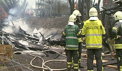 Brand in Schreinerei
