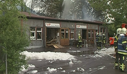 Brand in Schreinerei