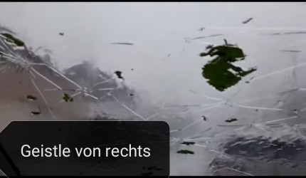 Hagelhexe auf der RTF.1 - Windschutzscheibe