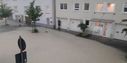 Überschwemmung in Pfullingen