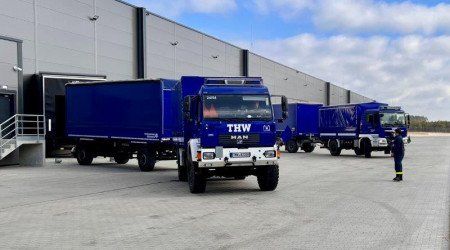 THW Hilfskonvoi | Bildquelle: THW/Michael Zier