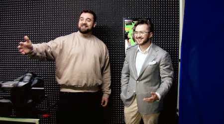 Sebastian Geyer im RTF.1-Studio | Bildquelle: RTF.1