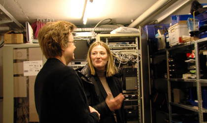 Ronja Nothofer-Hahn (rechts) bei der RTF.1-Studiof&uuml;hrung | Bildquelle: RTF.1