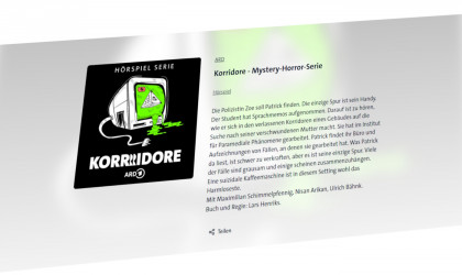 Korridore - Mystery-H&ouml;rspielserie | Bildquelle: Screenshot ARD Audiothek