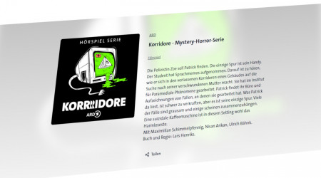 Korridore - Mystery-H&ouml;rspielserie | Bildquelle: Screenshot ARD Audiothek