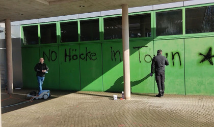 Besch&auml;digungen an Wittumhalle | Bildquelle: RTF.1