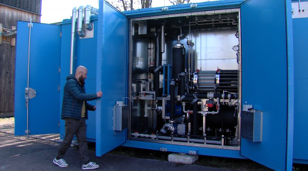 Die Wasserstoffanlage an der Hochschule f&uuml;r Forstwirtschaft | Bildquelle: RTF.1