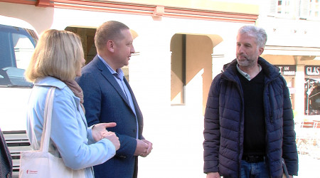 Boris Palmer und Delegation aus Krementschuk | Bildquelle: RTF.1