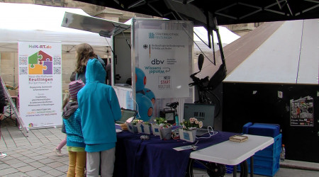 Das Mediabike auf dem Marktplatz | Bildquelle: RTF.1