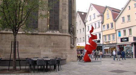 Stadtbrand-Stele in Reutlingen | Bildquelle: RTF.1