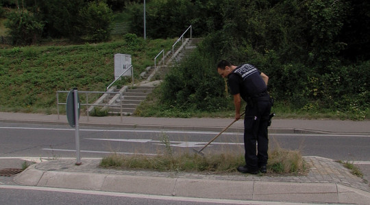 Spurensuche nach mutma&szlig;lichem Schuss | Bildquelle: RTF.1