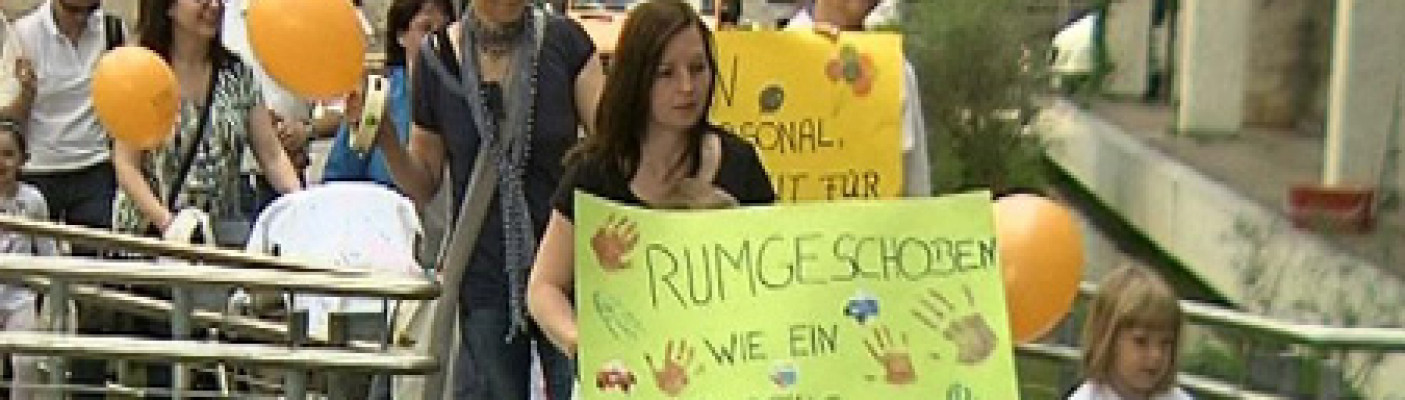 Kita-Protest | Bildquelle: RTF.1