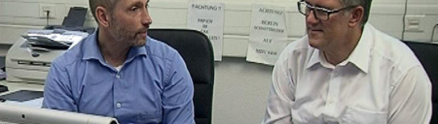 Michael Donth als Praktikant bei RTF.1 | Bildquelle: RTF.1