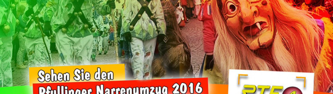 Pfullinger Narrenumzug 2016 LIVE | Bildquelle: RTF.1