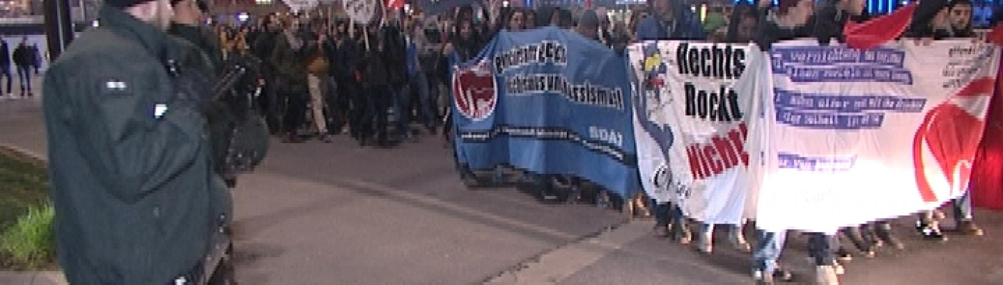 Protest bei AfD-Veranstaltung | Bildquelle: RTF.1