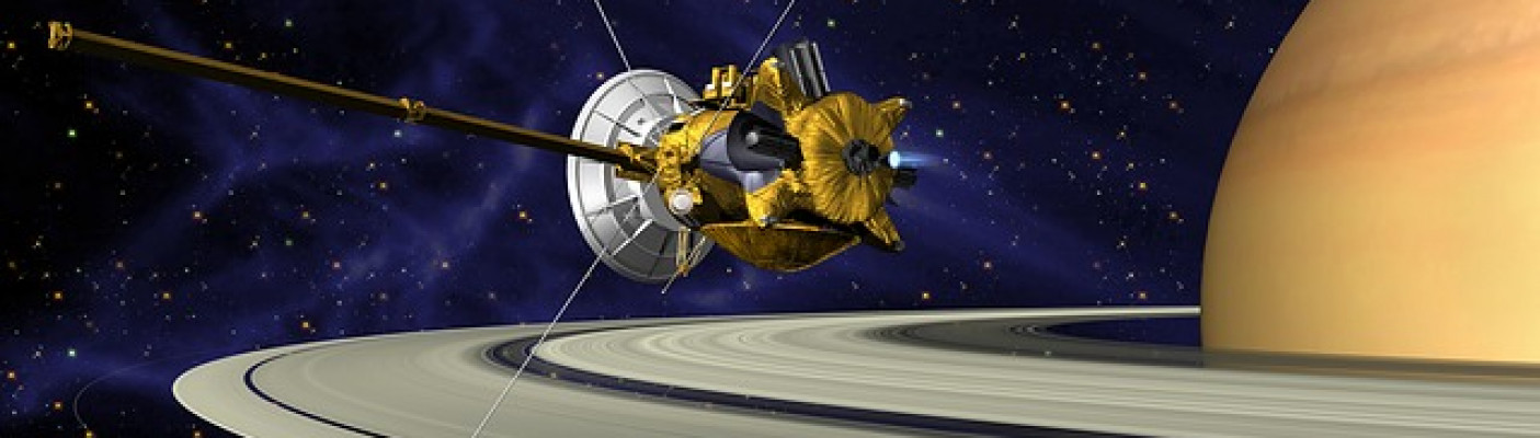 Weltraumsonde Cassini &uuml;ber dem Saturn (Symbolbild) | Bildquelle: Pixabay.com