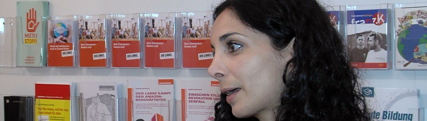 Jessica Tatti (Die Linke) am Wahlabend | Bildquelle: RTF.1