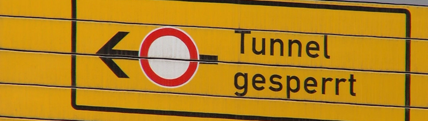 Ursulabergtunnel gesperrt | Bildquelle: RTF.1