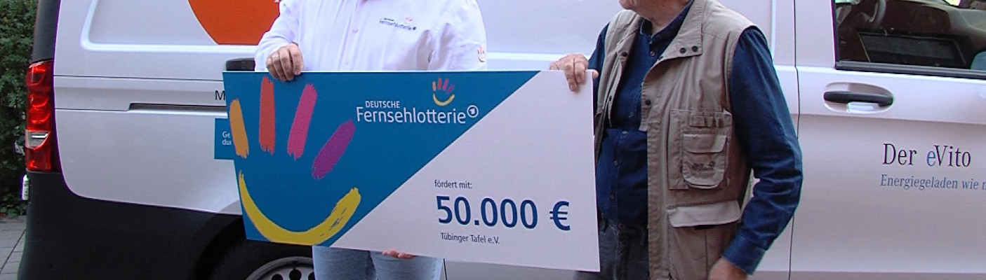 Tübinger Tafel, Scheck | Bildquelle: RTF.1