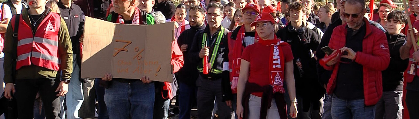 Warnstreik der IG Metall | Bildquelle: RTF.1