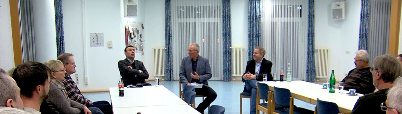 Diskussionsabend mit Nils Schmid und Sebastian Weigle | Bildquelle: RTF.1