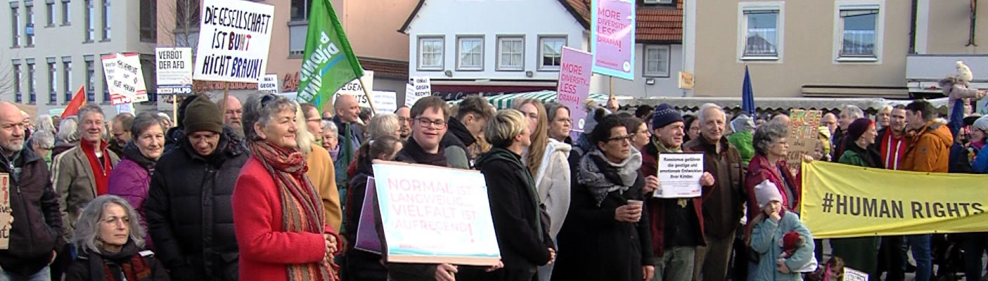 Kundgebung in Hechingen | Bildquelle: RTF.1