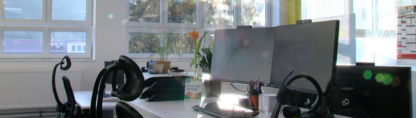 Im neuen Gartenschau-Büro | Bildquelle: RTF.1