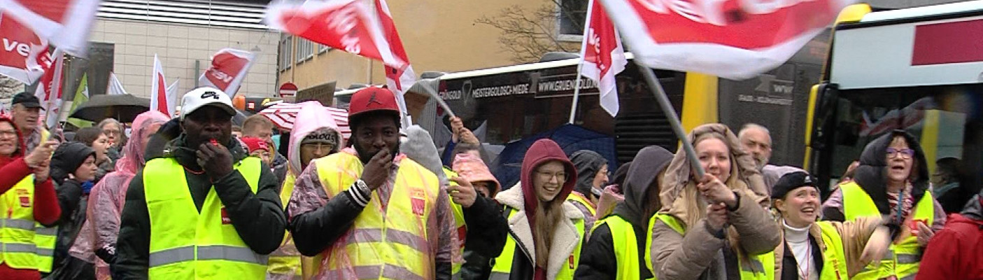 Warnstreik im &ouml;ffentlichen Dienst | Bildquelle: RTF.1