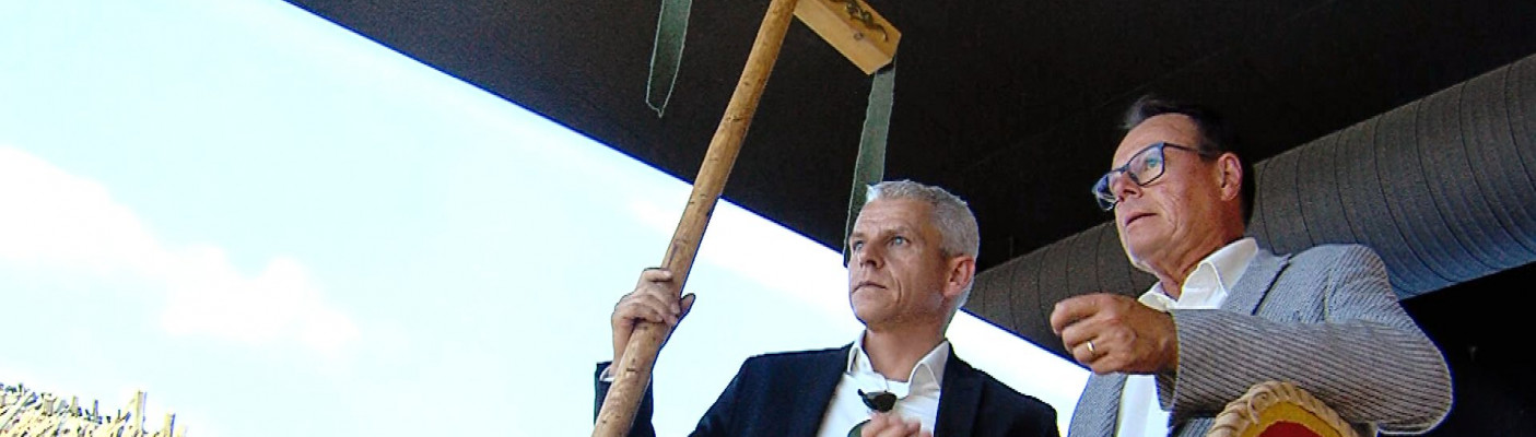 Patrick Rapp mit Klaus Tappeser | Bildquelle: RTF.1