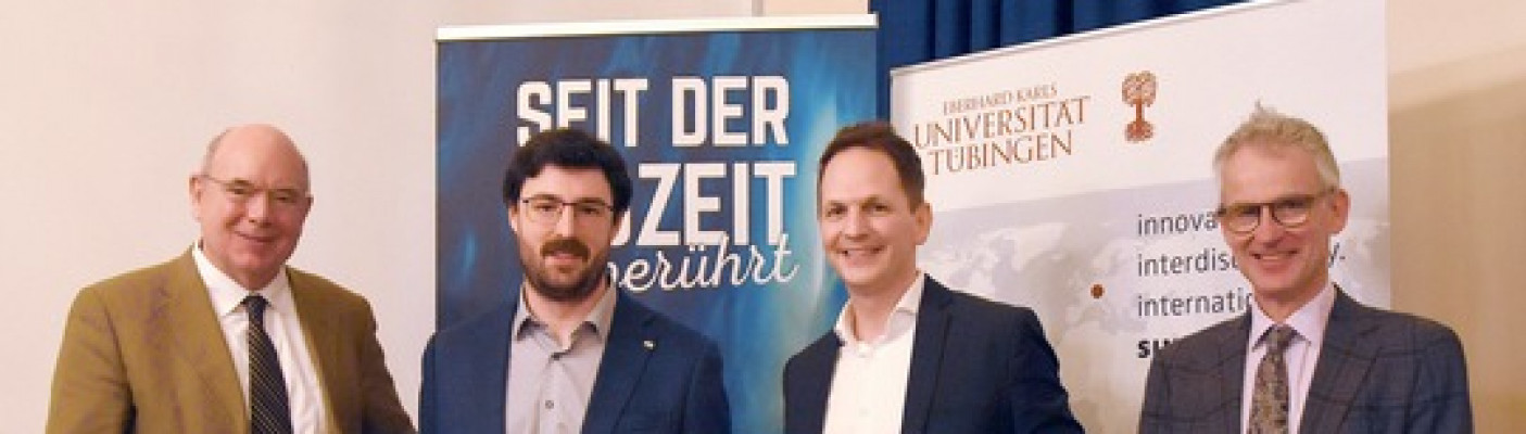 Der T&uuml;binger F&ouml;rderpreis wurde an Benjamin Sch&uuml;rch verliehen | Bildquelle: Amelie Challier, Universit&auml;t T&uuml;bingen