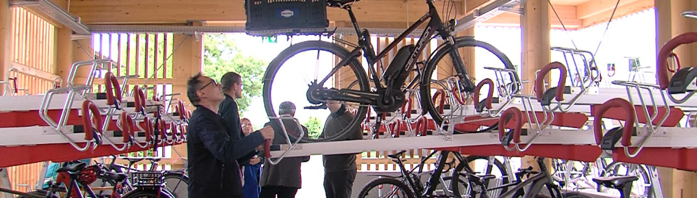 Fahrradparkhaus UKT | Bildquelle: RTF.1