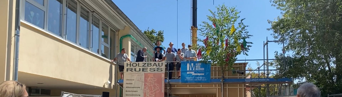 Richtfest in Grafenberg | Bildquelle: RTF.1