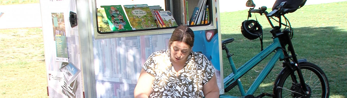 Mediabike im Freibad Reutlingen | Bildquelle: RTF.1