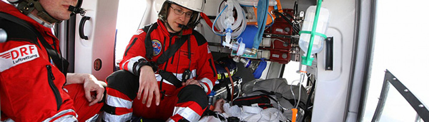 Patient im Rettungshubschrauber | Bildquelle: DRF Luftrettung
