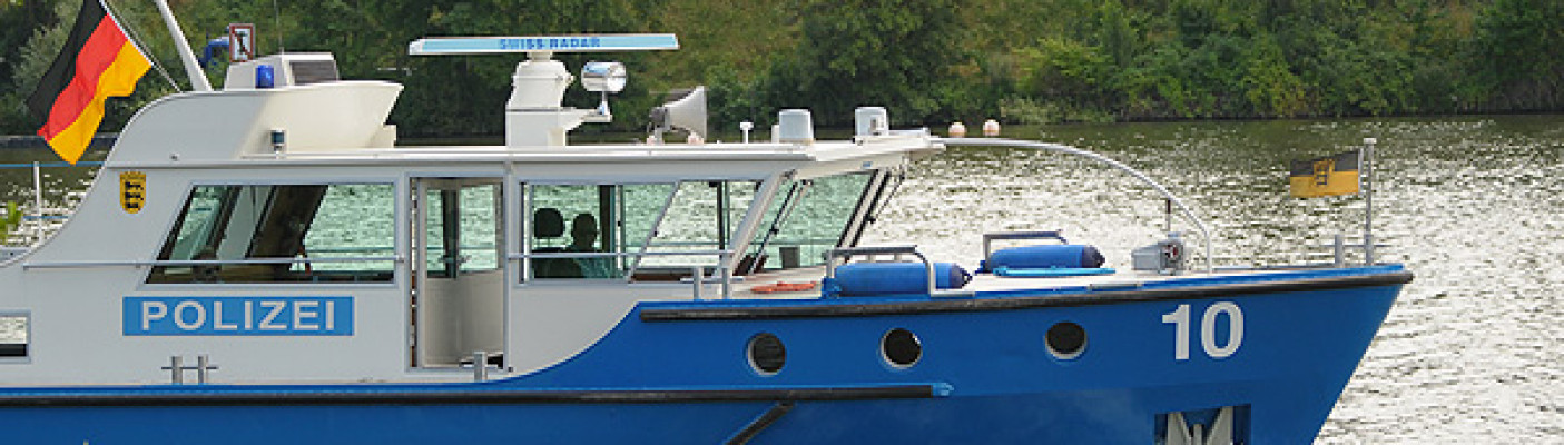 Polizeiboot auf dem Neckar | Bildquelle: RTF.1