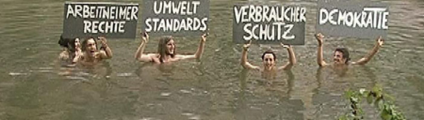 Protestbaden im Neckar | Bildquelle: RTF.1