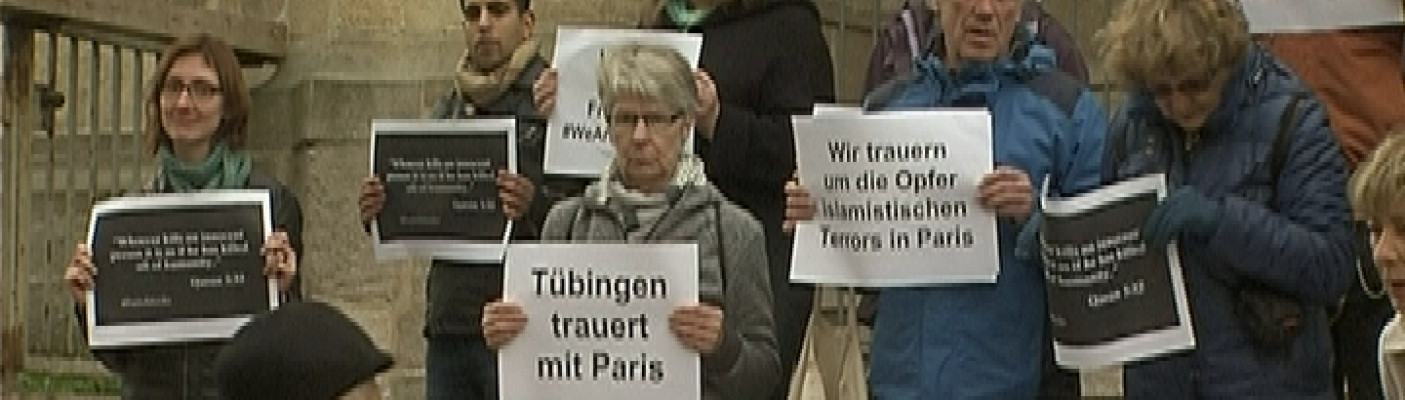 Tübingen trauert mit Paris | Bildquelle: RTF.1