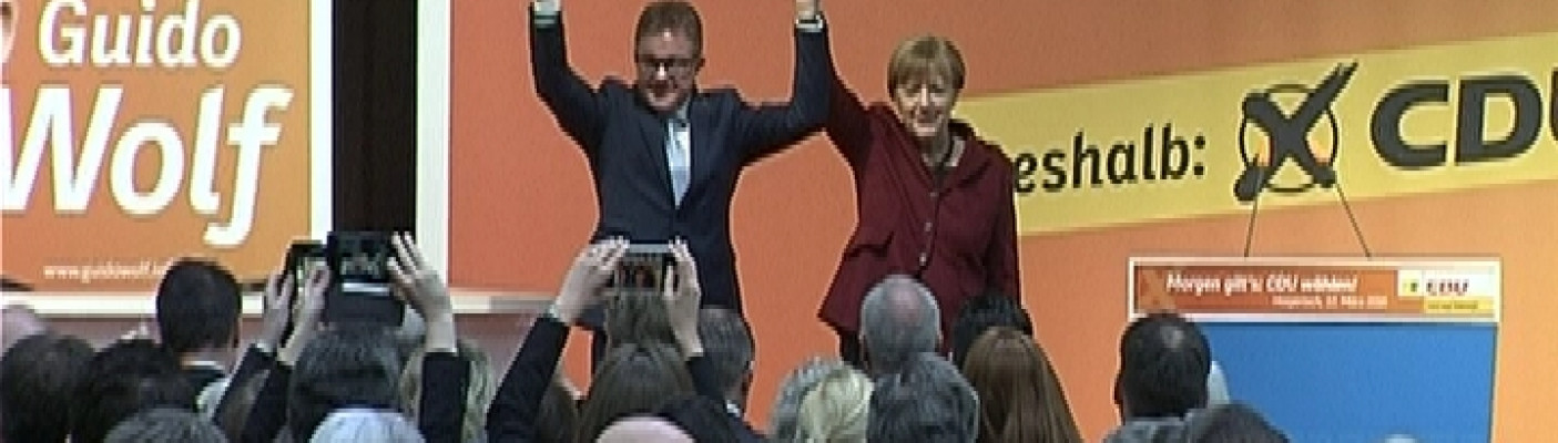 Angela Merkel in Haigerloch | Bildquelle: RTF.1