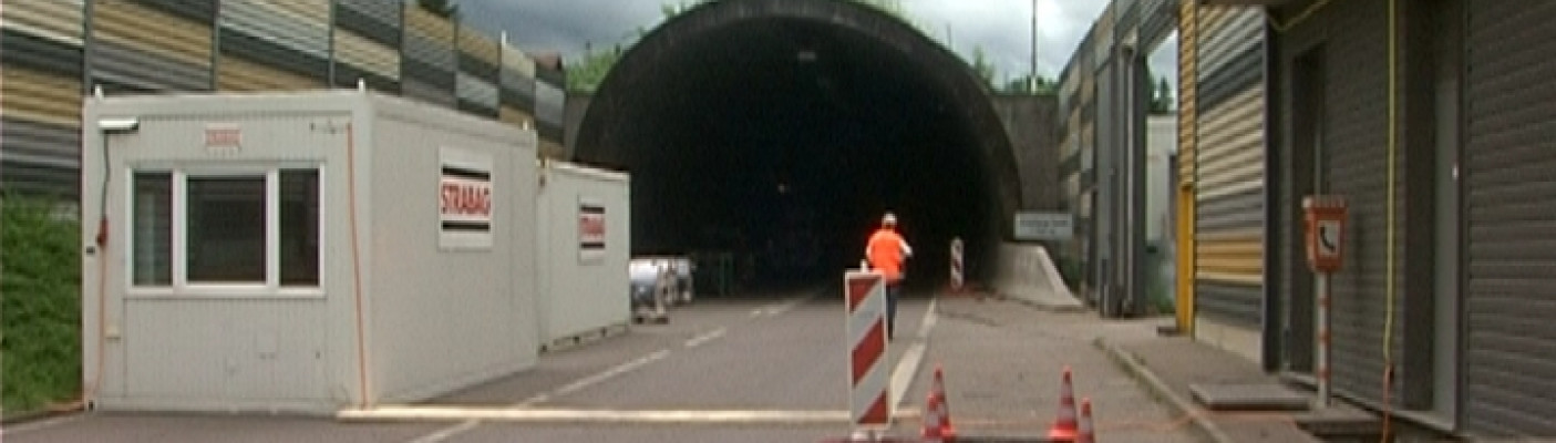 Ursulabergtunnel gesperrt | Bildquelle: RTF.1