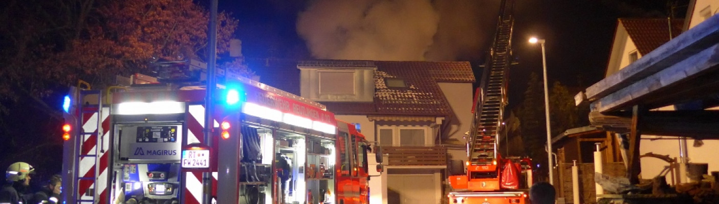 Brand in Betzingen | Bildquelle: Feuerwehr Reutlingen