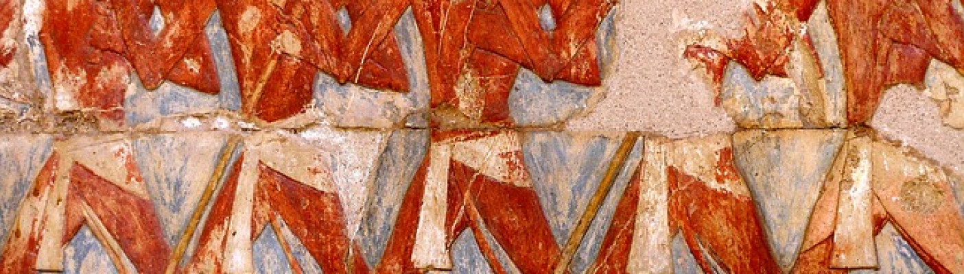 Ägyptisches  Wandbild Reihe Ägypter mit Lendenschurz | Bildquelle: Pixabay.com