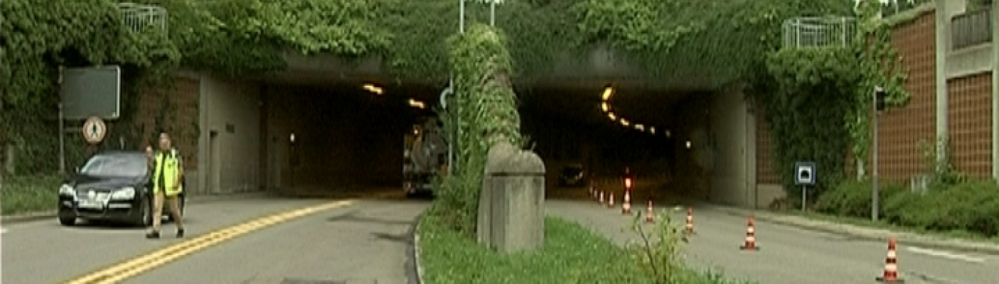 Tunnel gesperrt | Bildquelle: RTF.1