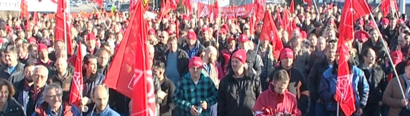 Streik der Firma Sauter in Metzingen  | Bildquelle: RTF.1