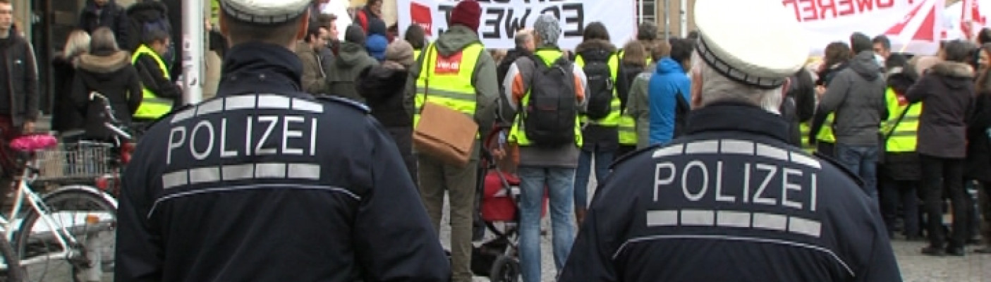 Streik, öffentlicher Dienst, Demo, Polizei | Bildquelle: RTF.1