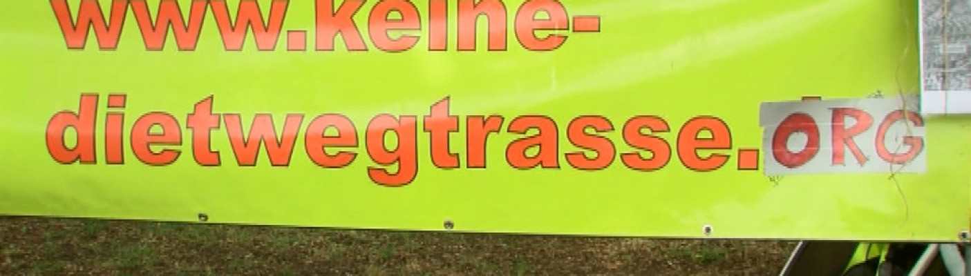Demo gegen Dietweg-Trasse | Bildquelle: RTF.1