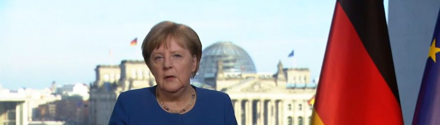 TV-Ansprache Kanzlerin Merkel zur Corona-Krise | Bildquelle: Bundesregierung