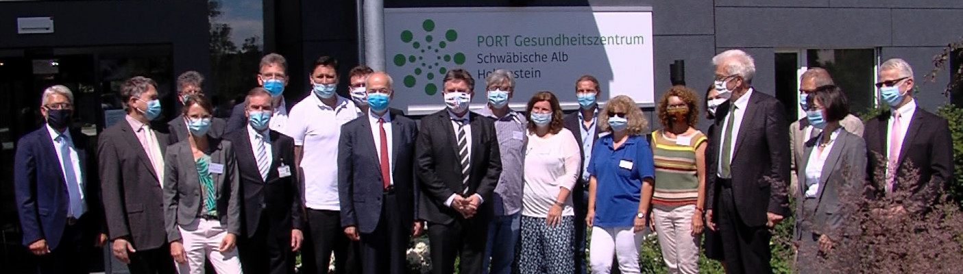 Kretschmann und Lucha zu Besuch im Gesundheitszentrum | Bildquelle: RTF.1 Kretschmann und Lucha zu Besuch im Gesundheitszentrum | Bildquelle: RTF.1