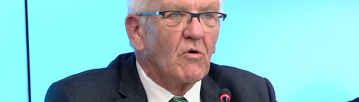 Ministerpräsident Winfried Kretschmann | Bildquelle: RTF.1